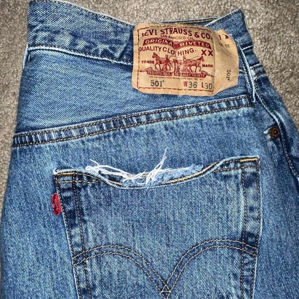 Levi's Men's Slim Straight Jeans - Light Blue Denim